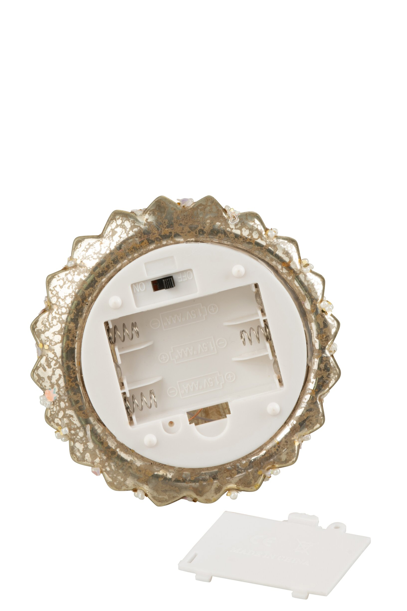 Decoratiefiguur Bremen Glas Goud H21,5 cm - Afbeelding 3