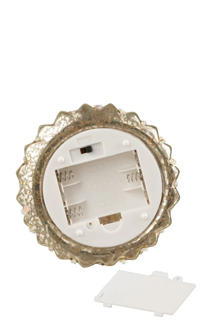 Decoratiefiguur Bremen Glas Goud H21,5 cm - Afbeelding 3