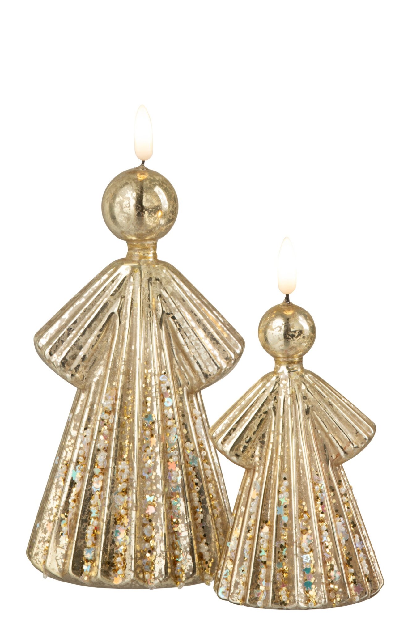 Decoratiefiguur Bremen Glas Goud H21,5 cm - Afbeelding 5
