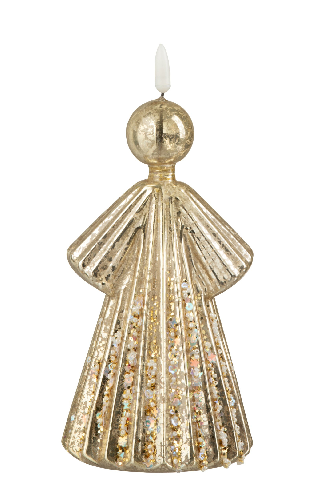 Decoratiefiguur Bremen Glas Goud H21,5 cm - Afbeelding 7