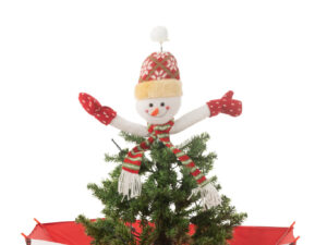 Kerstboom Faurris Kunststof Rood H80 cm