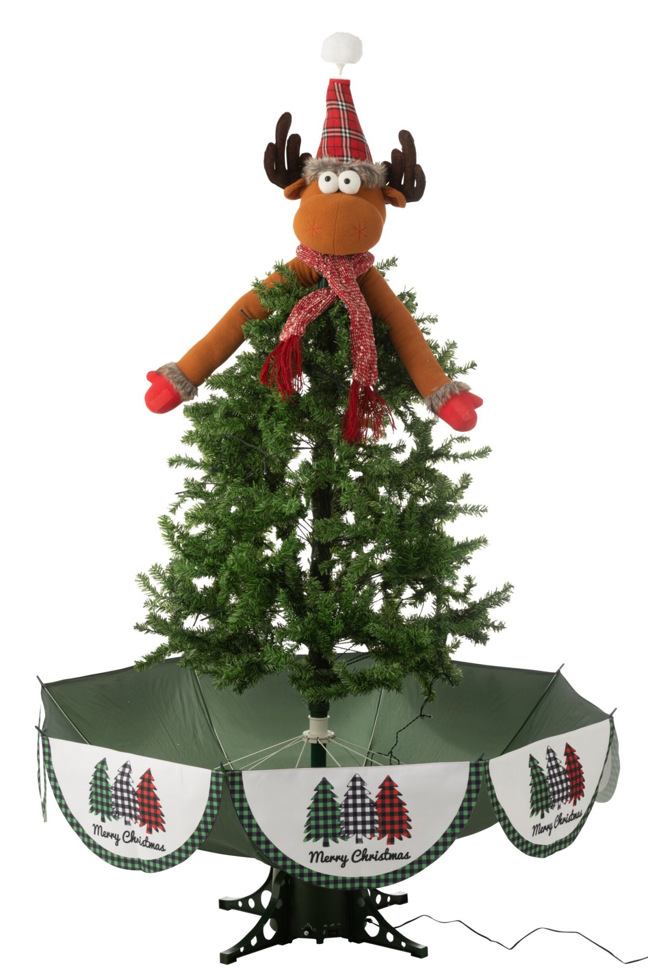 Kerstboom Saustal Kunststof Rood H180 cm