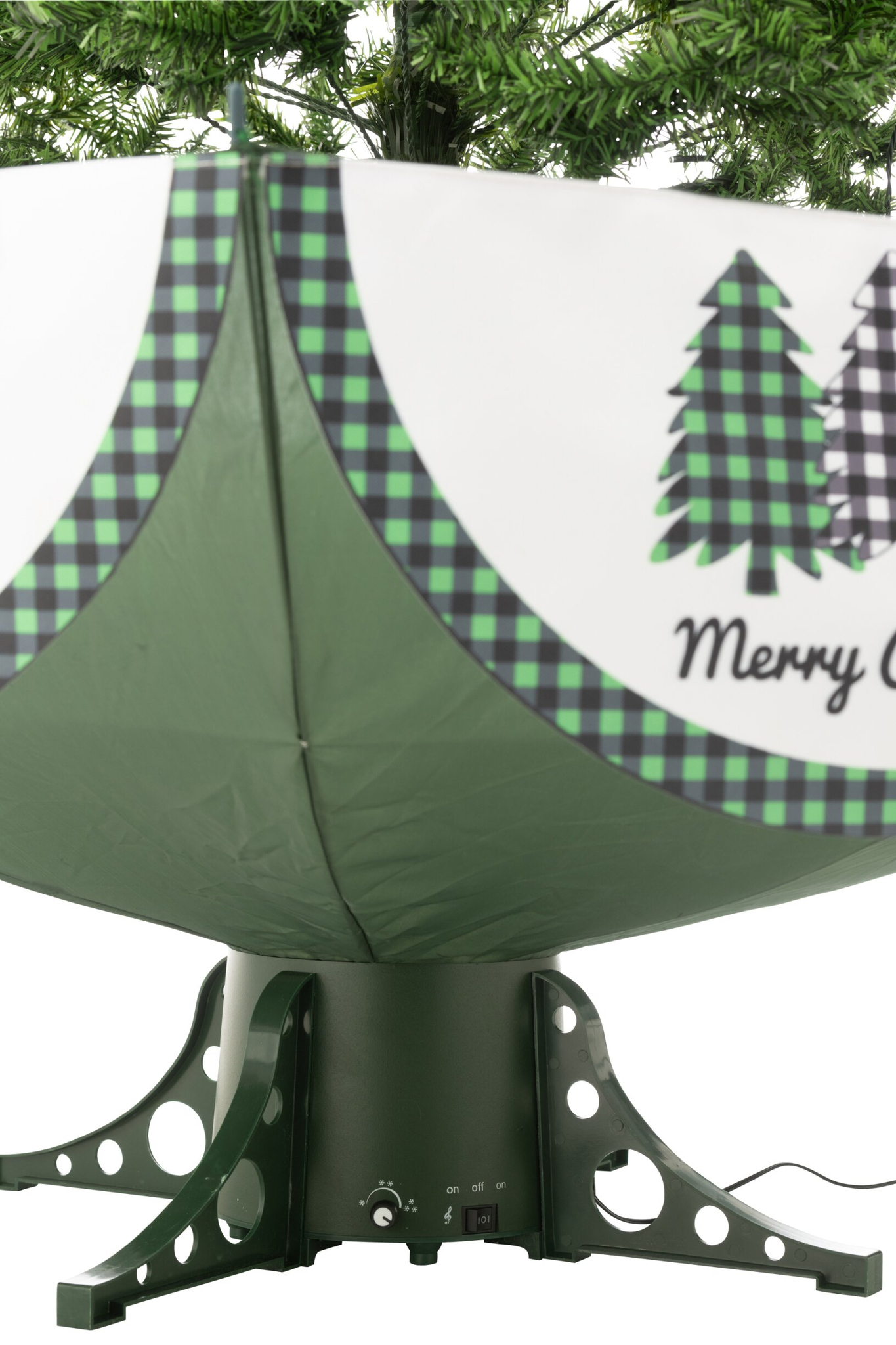 Kerstboom Saustal Kunststof Rood H180 cm - Afbeelding 2