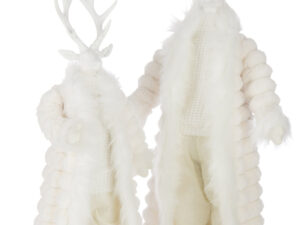 Decoratiefiguur Taarnund Polyester Wit H92 cm