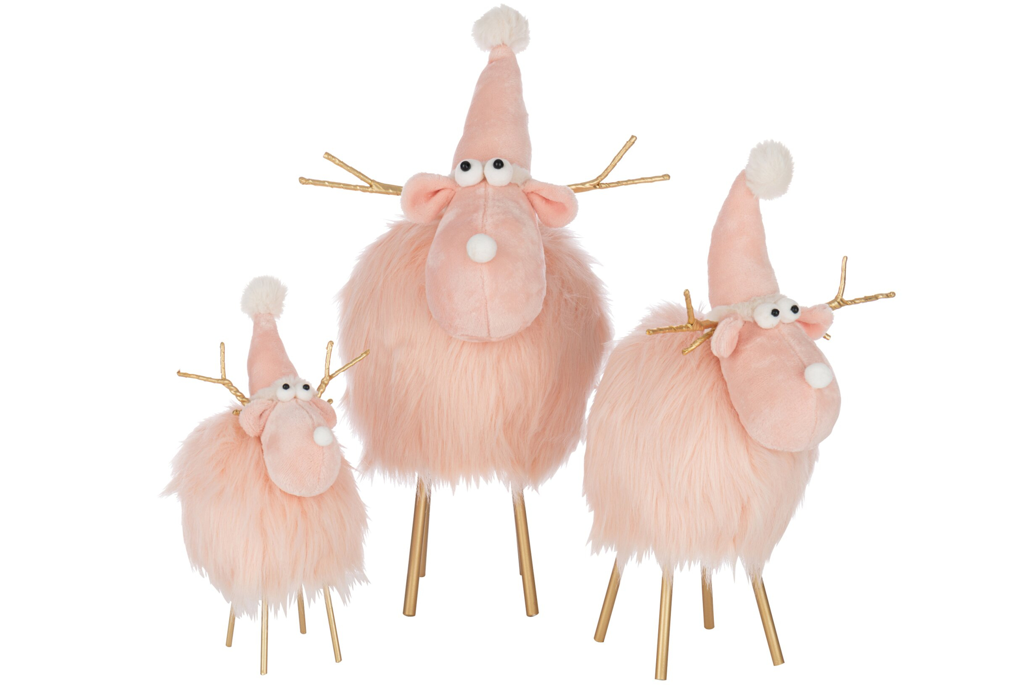 Decoratiefiguur Paurnira Polyester Roze H61 cm