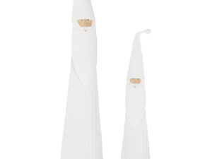 Decoratiefiguur Pelum Metaal Wit H63 cm
