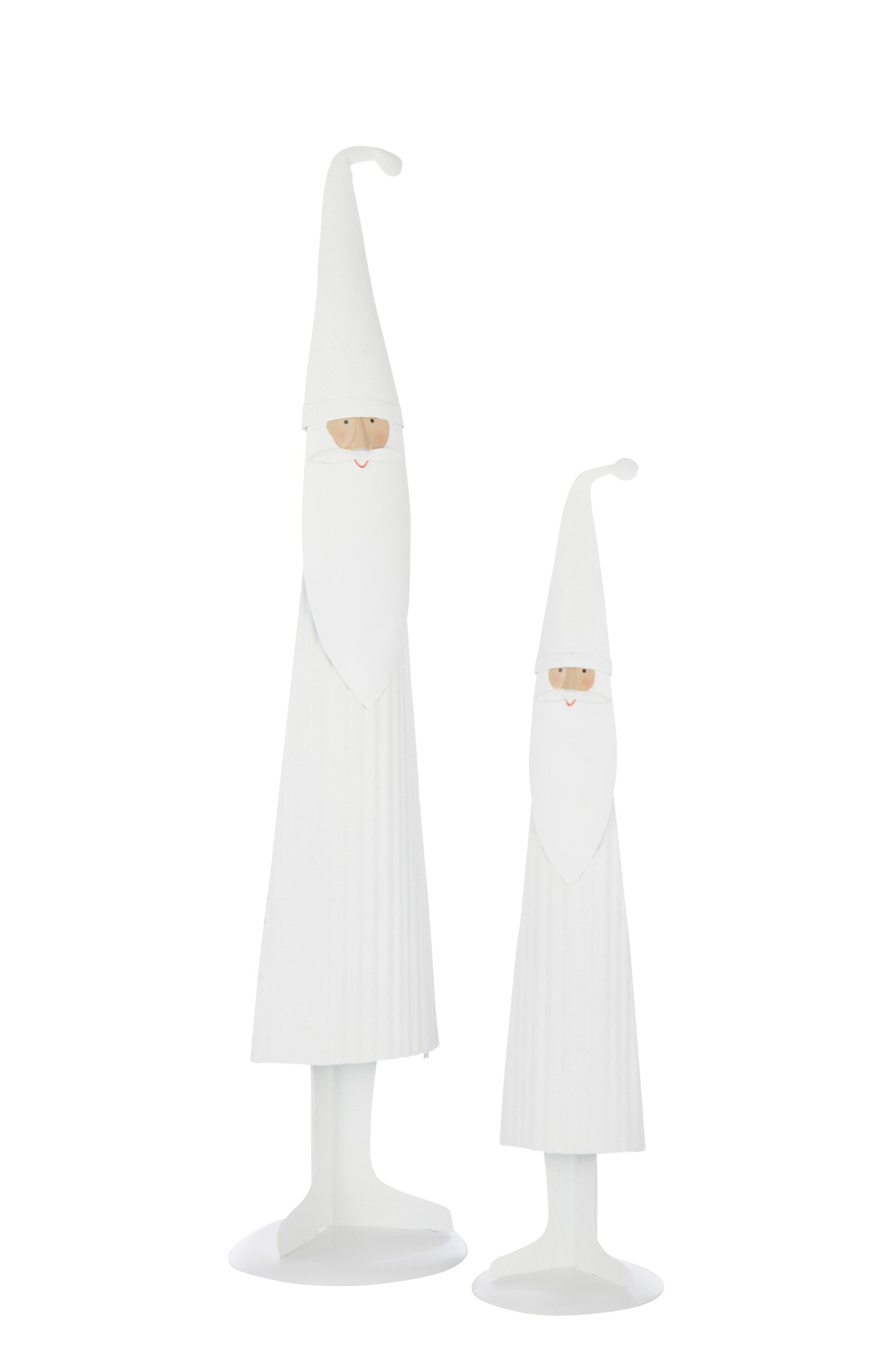 Decoratiefiguur Pelum Metaal Wit H63 cm