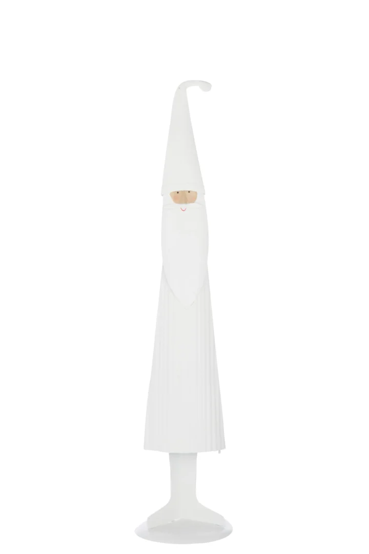 Decoratiefiguur Pelum Metaal Wit H63 cm - Afbeelding 3