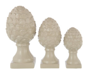 Woonaccessoire Zolvia Porselein Beige