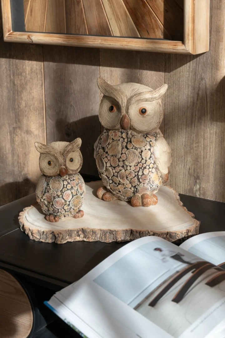 Decoratiefiguur Haummo Gips Naturel H29 cm - Afbeelding 2