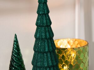 Kunstboom Kaaltira Kunststof Groen H38 cm - Set van 2