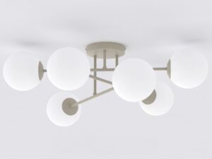Plafondlamp Calti Beige Ø14 cm