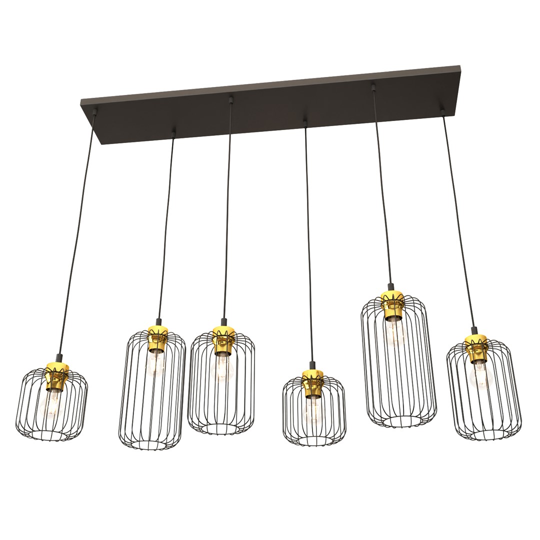 Hanglamp Jieldi Zwart Ø16 cm