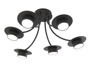 Plafondlamp Brorni Zwart