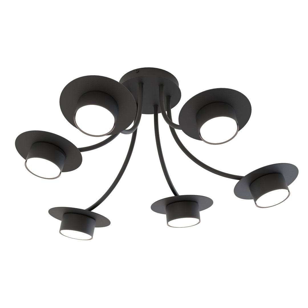 Plafondlamp Brorni Zwart