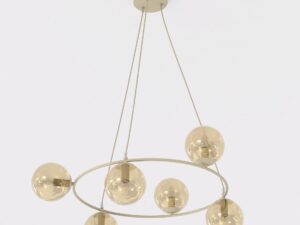 Hanglamp Peissero Beige Ø14 cm
