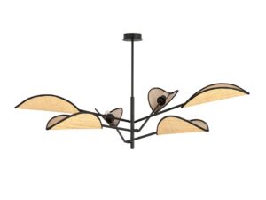 Plafondlamp Jaulvond Zwart Ø12 cm