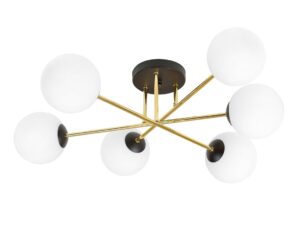 Plafondlamp Ventund Zwart Ø14 cm