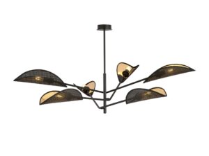 Plafondlamp Kumoro Zwart Ø12 cm