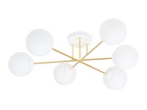 Plafondlamp Teerdal Wit Ø14 cm
