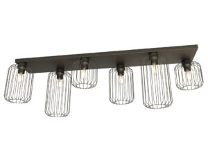 Plafondlamp Deenda Zwart Ø16 cm