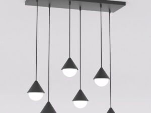 Hanglamp Naunona Zwart Ø10 cm