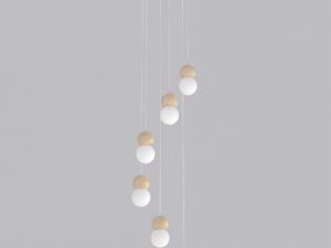 Hanglamp Koman Wit Ø10 cm
