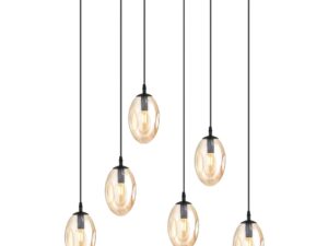 Hanglamp Bauskan Zwart Ø12 cm