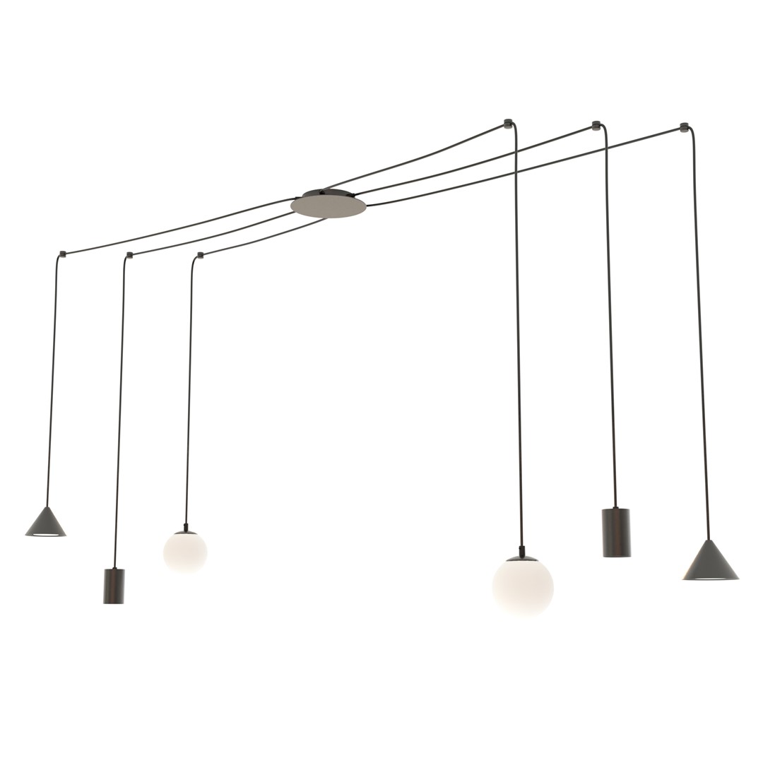 Hanglamp Elio Zwart