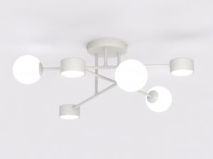 Plafondlamp Zuskor Wit Ø10 cm