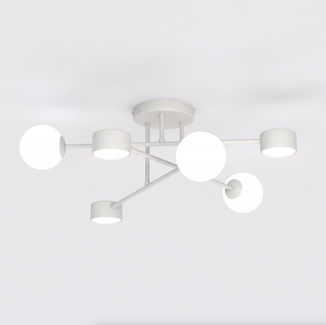 Plafondlamp Zuskor Wit Ø10 cm