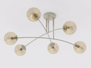 Plafondlamp Cierrond Beige Ø14 cm
