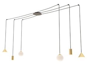 Hanglamp Bokan Goud