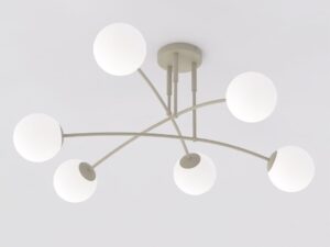 Plafondlamp Puntar Beige Ø14 cm