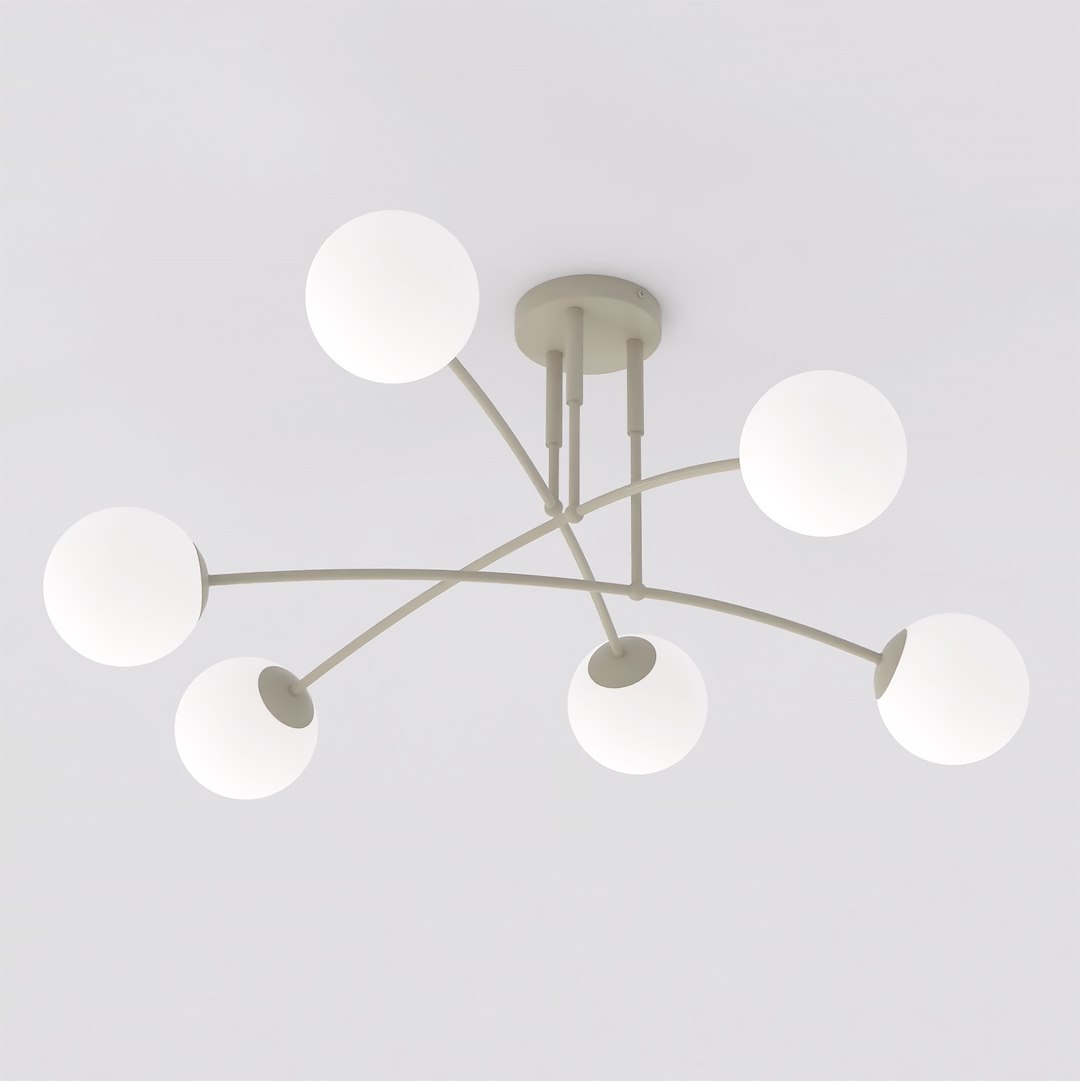 Plafondlamp Puntar Beige Ø14 cm