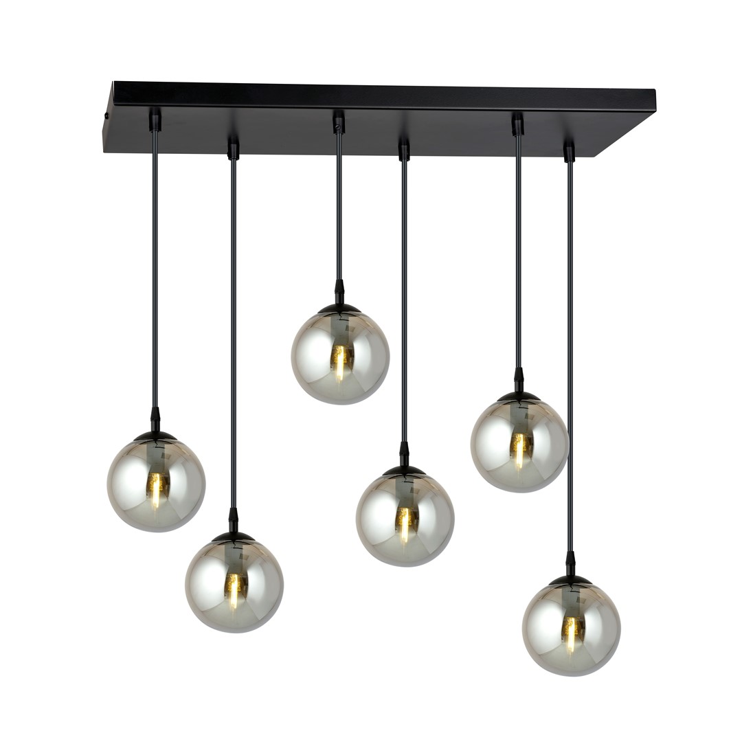 Hanglamp Hestun Zwart Ø14 cm