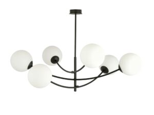 Plafondlamp Lelang Zwart Ø15 cm