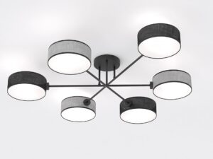 Plafondlamp Toonis Zwart Ø20 cm