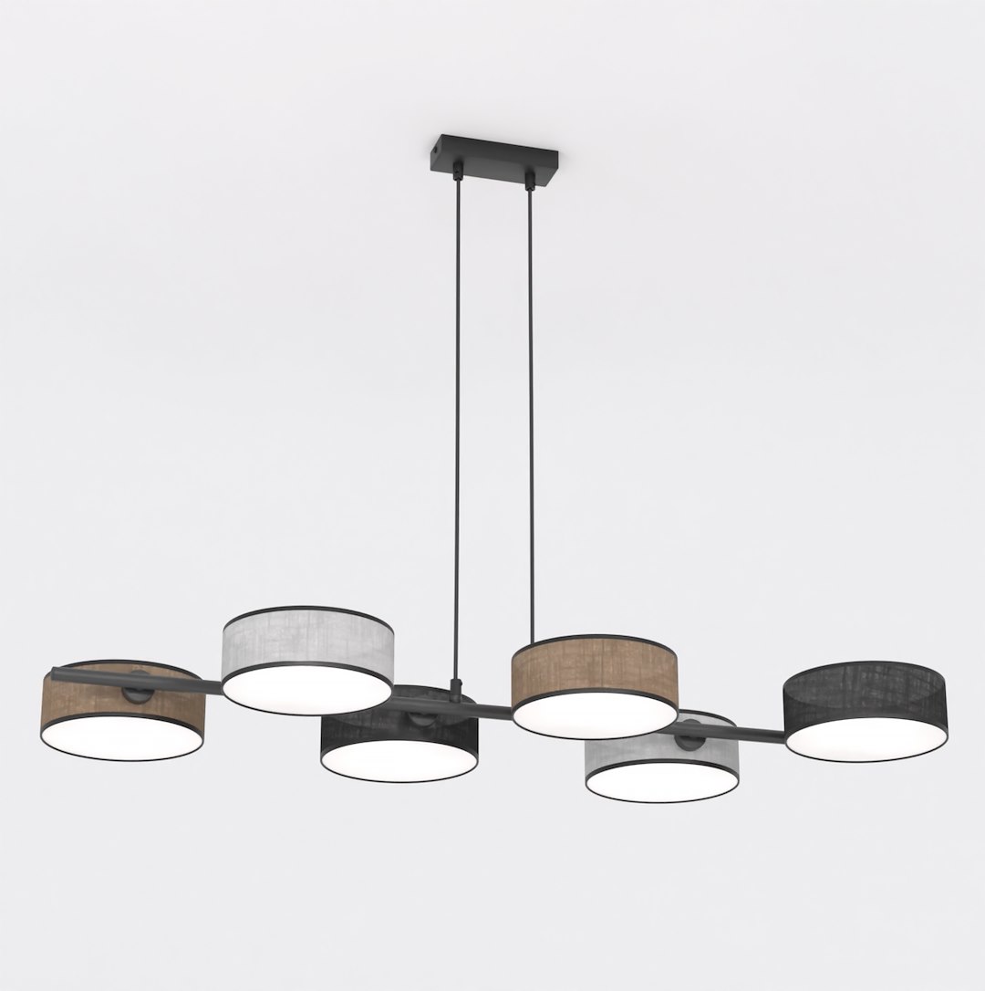 Hanglamp Ziermora Zwart Ø20 cm