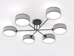 Plafondlamp Sima Grijs Ø20 cm