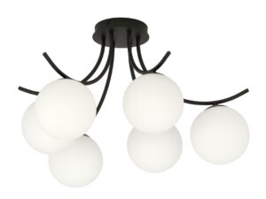 Plafondlamp Doornen Zwart Ø15 cm