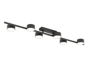 Plafondlamp Gauber Zwart Ø8 cm