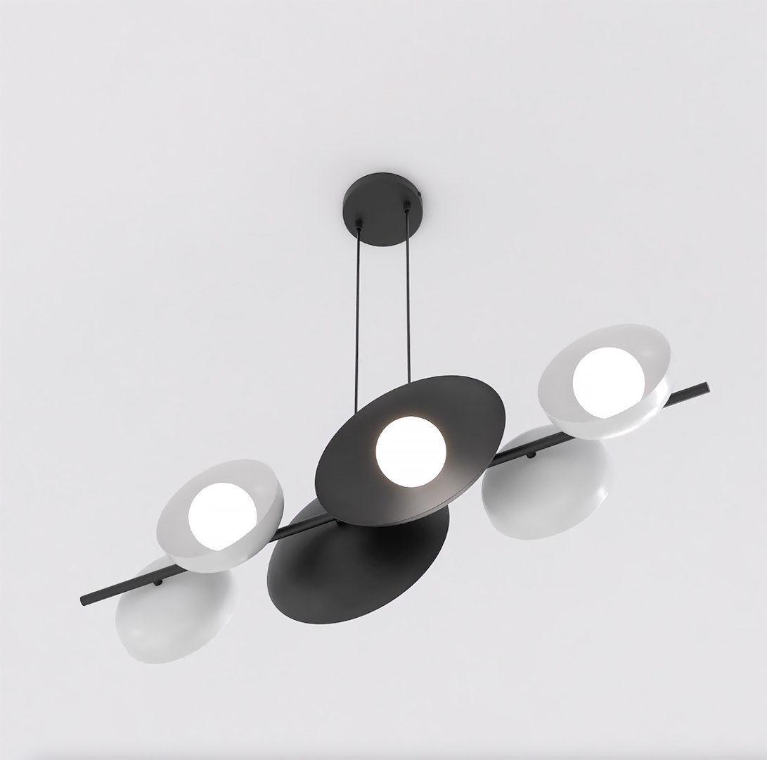 Hanglamp Diestond Zwart Ø10 cm - Afbeelding 2