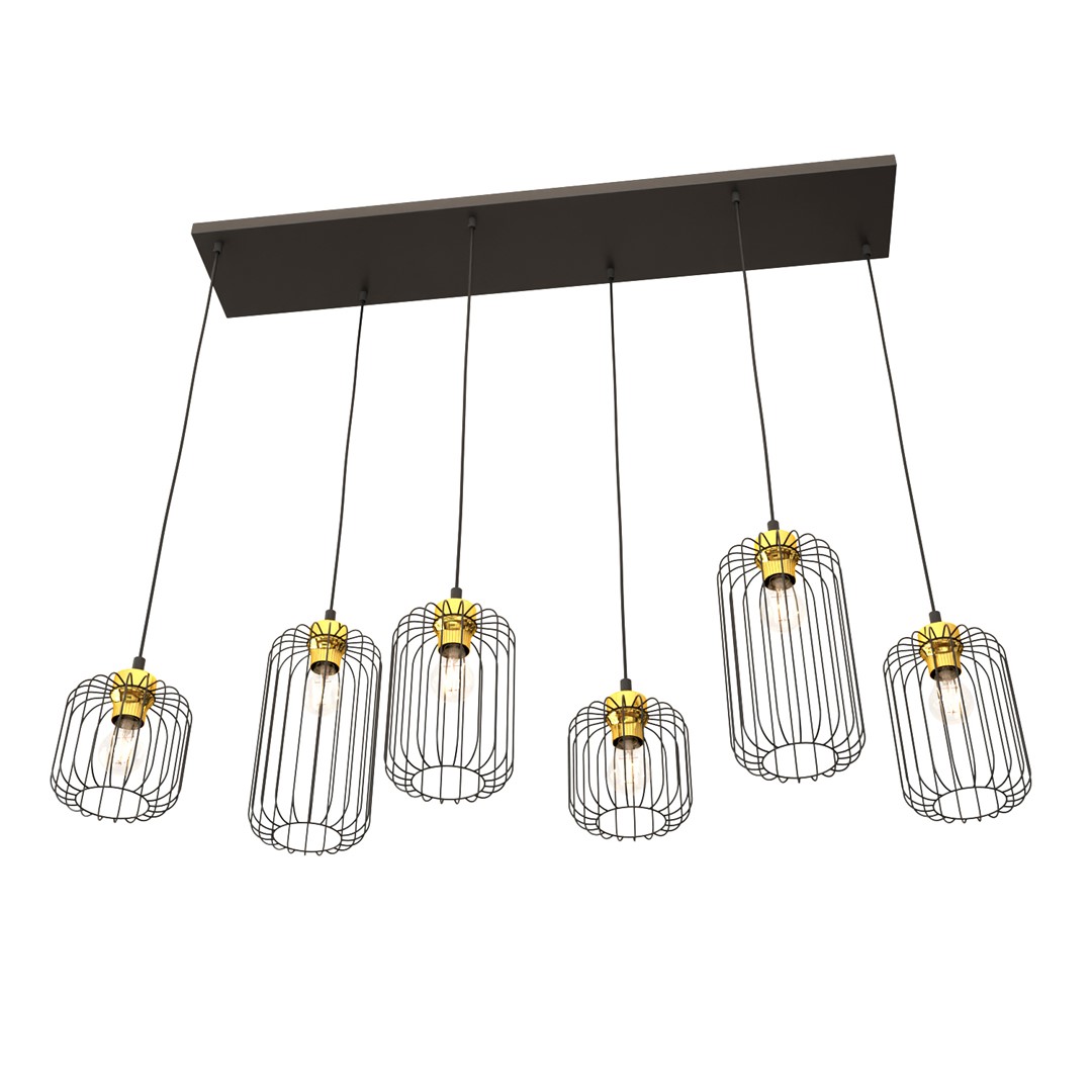 Hanglamp Jieldi Zwart Ø16 cm - Afbeelding 2