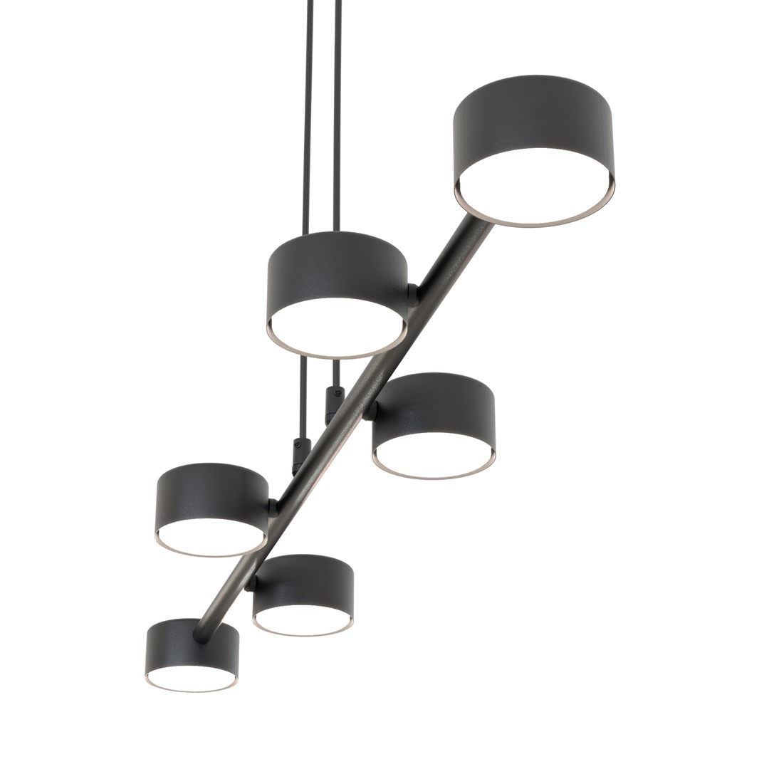 Hanglamp Geirdas Zwart - Afbeelding 2