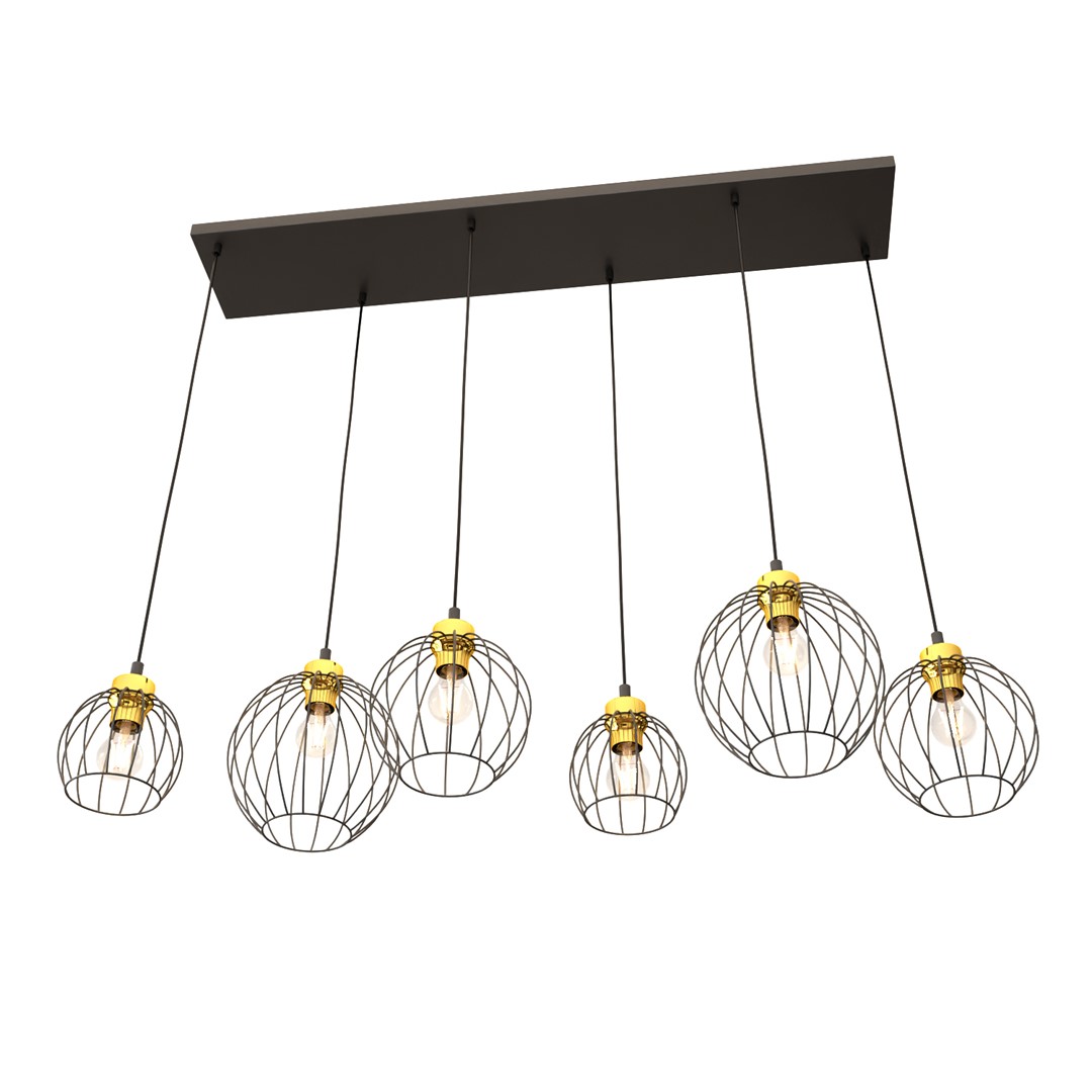 Hanglamp Breentino Zwart Ø24 cm - Afbeelding 2