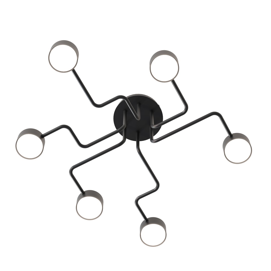 Plafondlamp Cetane Zwart - Afbeelding 2