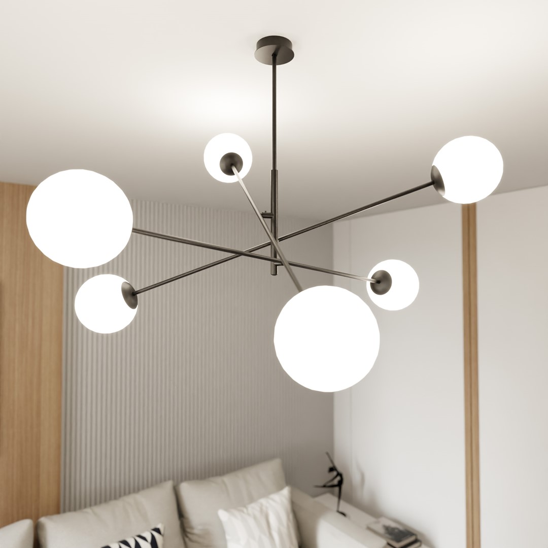 Hanglamp Graatea Zwart Ø15 cm - Afbeelding 2