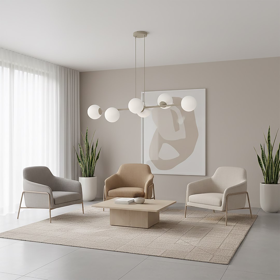 Hanglamp Preirnor Beige Ø14 cm - Afbeelding 2