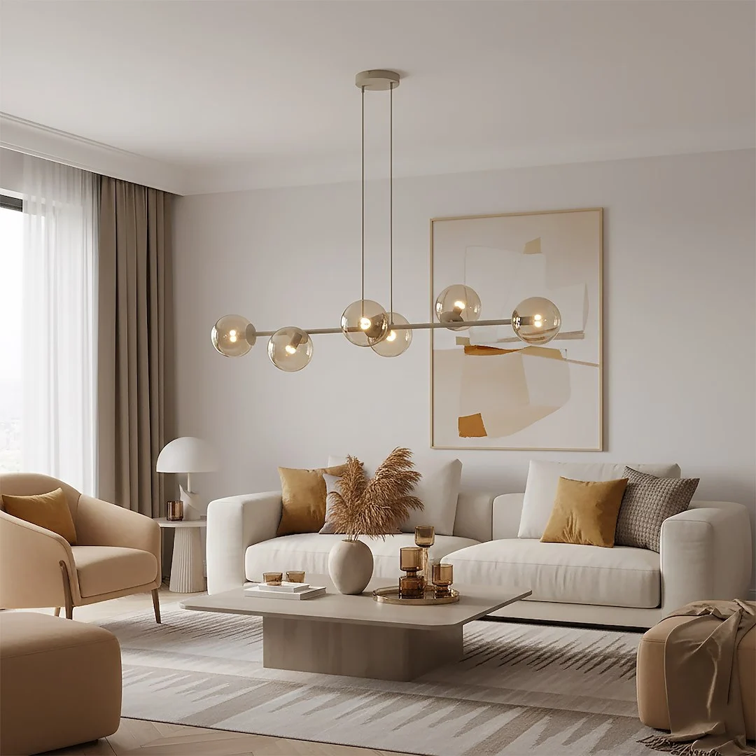 Hanglamp Sondin Beige Ø14 cm - Afbeelding 2